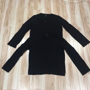 2 SET H&M LONG SLEEVE BUTTON DOWN SHIRT (Sz M)